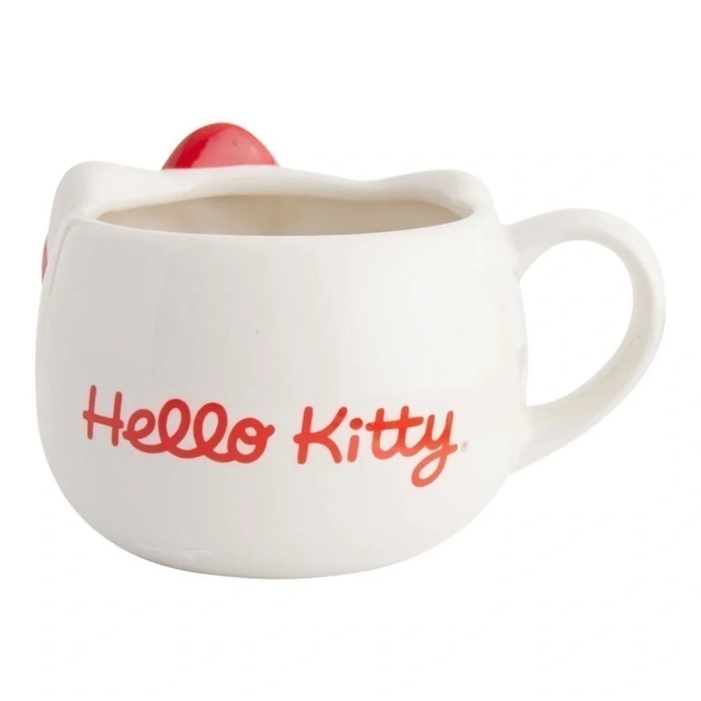 HELLO KITTY RED/WHITE CERAMIC MUG‼️ - Picture 2 of 2